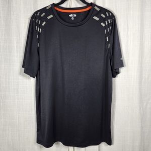 Men's Black Short Sleeve Performance Tee